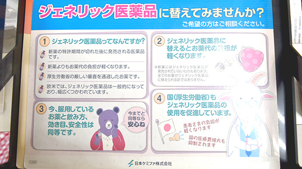 新成堂　かみかわい薬局のジェネリック対応