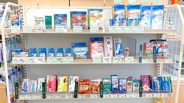 薬樹薬局 ココロット鶴ヶ峰店の一般医薬品