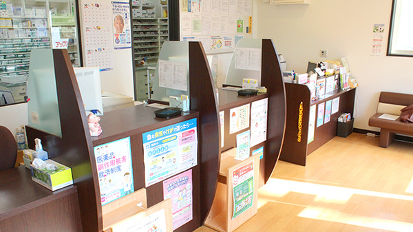アップル薬局　港南台店の受付/カウンター