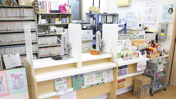 みのり薬局の受付/カウンター