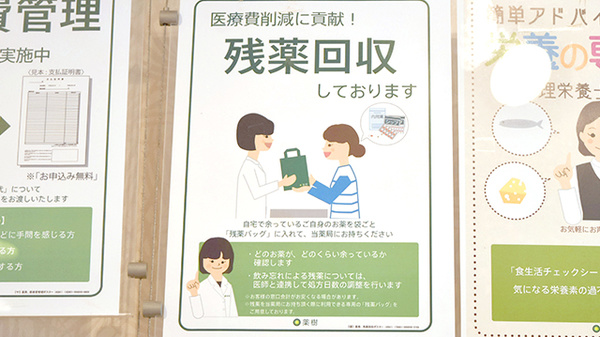 健ナビ薬樹薬局　鹿島田2号店の残薬回収サービス