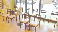 健ナビ薬樹薬局　鹿島田2号店の待合スペース