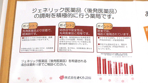 ジェネリック対応