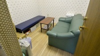 沼垂調剤薬局の感染予防待合スペース