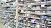 中央調剤薬局大町店の薬棚