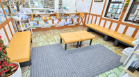 エムケイ薬局　かきざき店の待合スペース
