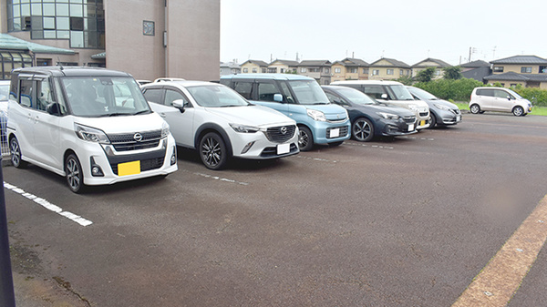 大手薬局三条月岡店の駐車場