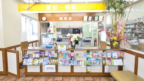 エムケイ薬局　むいかまち店の受付/カウンター