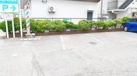 大徳はなの木薬局の駐車場