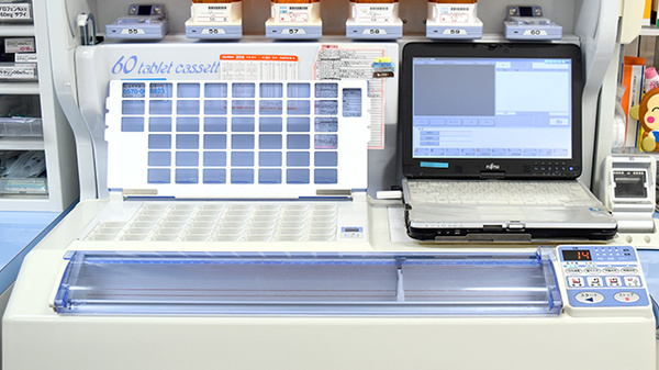 てまり西泉薬局の調剤器具