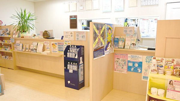 浅野川はなの木薬局の受付/カウンター