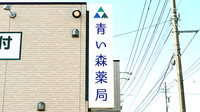 青い森薬局山代店の看板