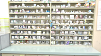青い森薬局川北店の薬棚