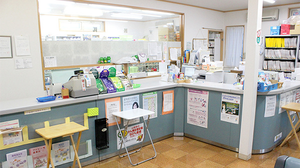 甲府グリーン薬局の受付/カウンター