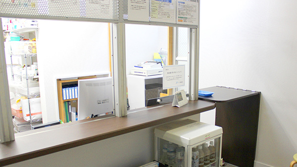 アーク調剤薬局　甲府住吉店の受付/カウンター