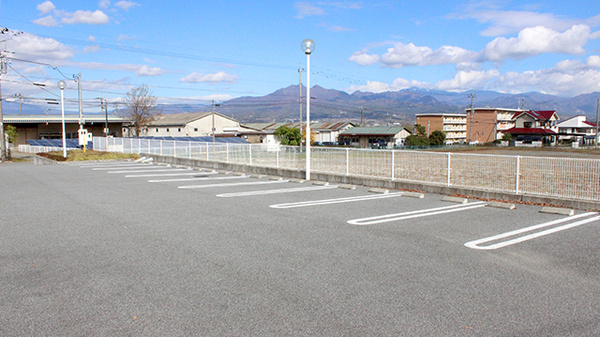 いちい調剤薬局の駐車場