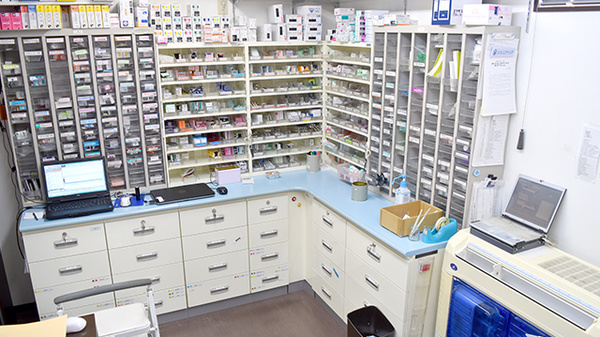 アーク調剤薬局　南アルプス店の調剤室