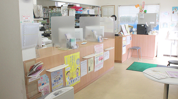 稲田薬局の受付/カウンター