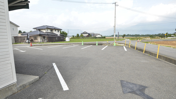 新村薬局の駐車場