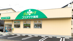 コウズケヤ薬局中央の外観