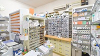 毛利薬局の調剤室