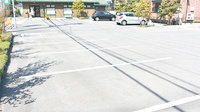 グリーン薬局の駐車場