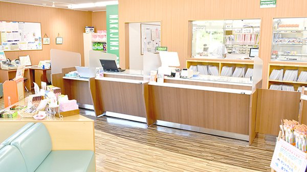 飯綱グリーン薬局の受付/カウンター