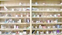 しょうなん調剤薬局茜部店の薬棚