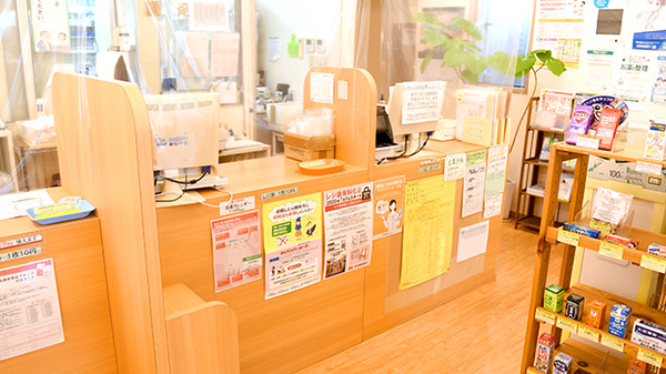 平成調剤薬局日野店の受付/カウンター