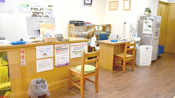 かとう薬局の受付/カウンター