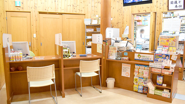 たんぽぽ薬局　瑠璃光店の受付/カウンター