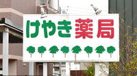 けやき薬局の看板