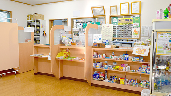 ヒカリ薬局白浜店の受付/カウンター