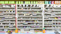 メイプル薬局　高沢店の薬棚