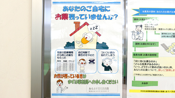 あるぷす薬局於呂店の残薬回収サービス