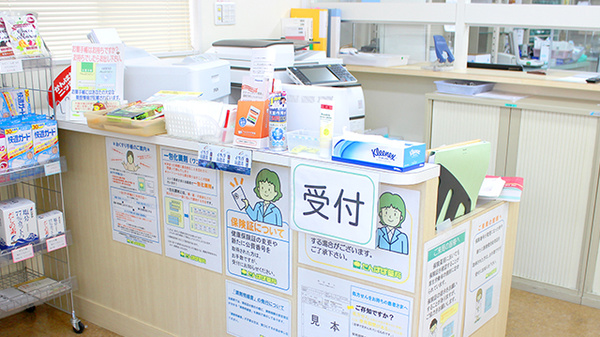 たんぽぽ薬局　木場店の受付/カウンター