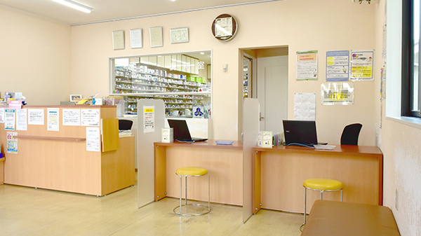 きのはな調剤薬局 緑店の受付/カウンター