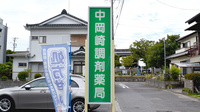 中岡崎調剤薬局の看板