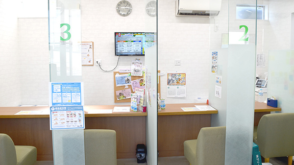 パナプラス薬局第２むつな店の受付/カウンター