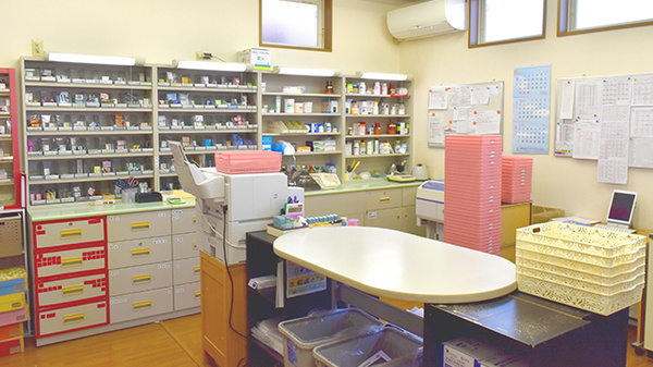 リーフ調剤薬局乙川店の調剤室