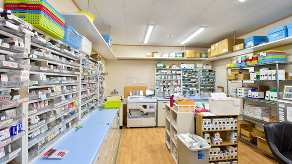 ひかり薬局の調剤室