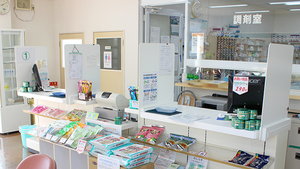たんぽぽ薬局　蒲郡店の受付/カウンター