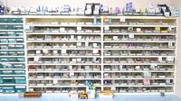 げんき調剤薬局岩崎西店の薬棚