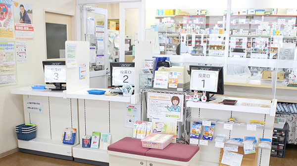 たんぽぽ薬局　旭店の受付/カウンター