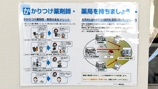 アイリス調剤薬局のかかりつけ薬局対応