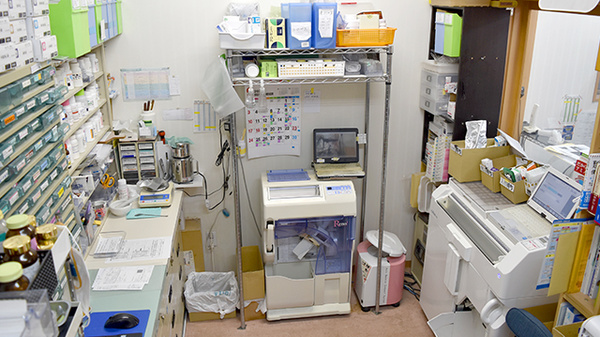 ヤハタ薬局二ツ杁店の調剤室