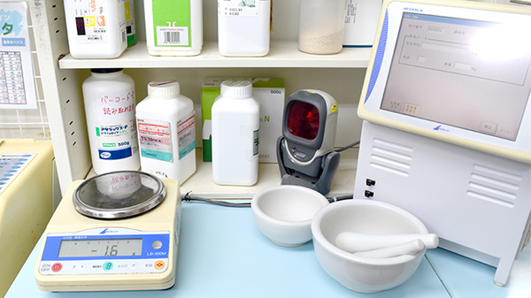 しょうなん調剤薬局桑名店の調剤器具