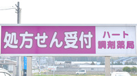 ハート調剤薬局の看板
