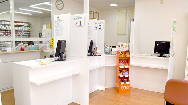 たんぽぽ薬局　四日市中央店の受付/カウンター
