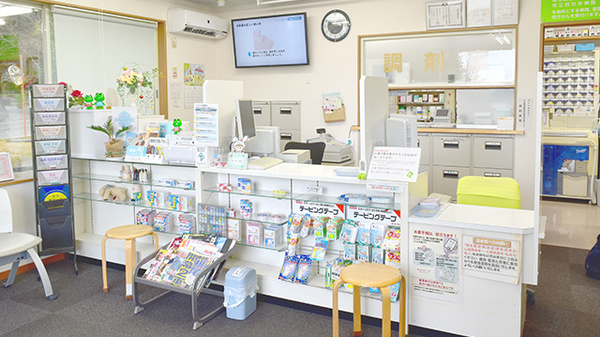 エール調剤薬局加佐登店の受付/カウンター